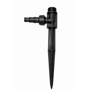 Estaca / Haste de 30cm Com Rosca Externa 3/4" x Adaptador de mangueira - Agrojet