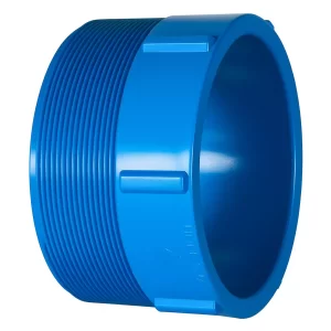 Adaptador 100mm x 4" PVC Azul