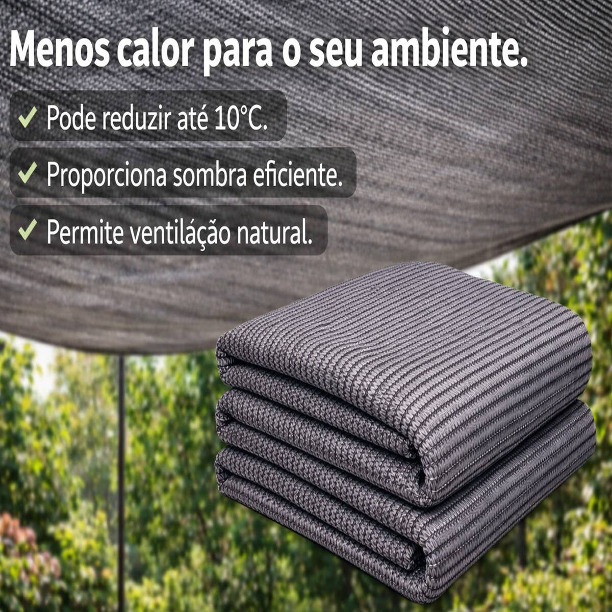 Tela de sombreamento sombrite 70% Freshnet