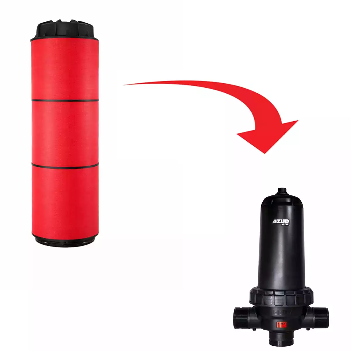 Elemento filtro agl 3 polegadas