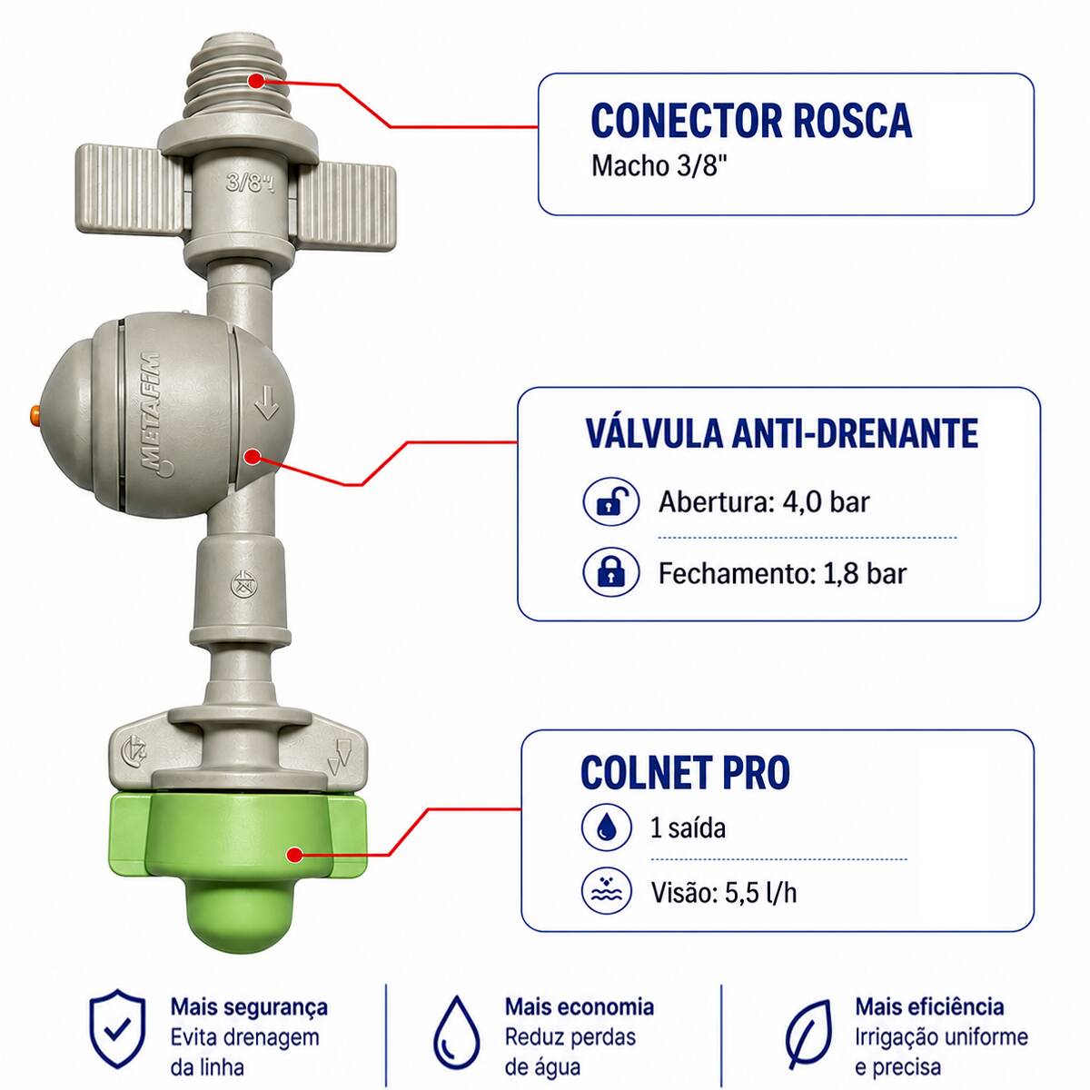 Nebulizador Coolnet Netafim