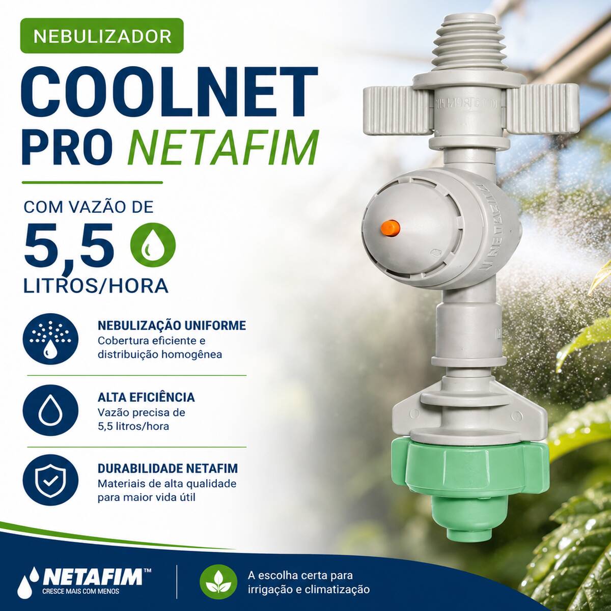 Nebulizador Coolnet Netafim