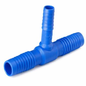 Tê para mangueira de 3/4" com redução para 1/2"